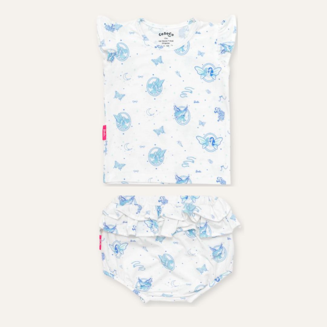Barbie Ruffle Bloomer Set in Pixie Wish