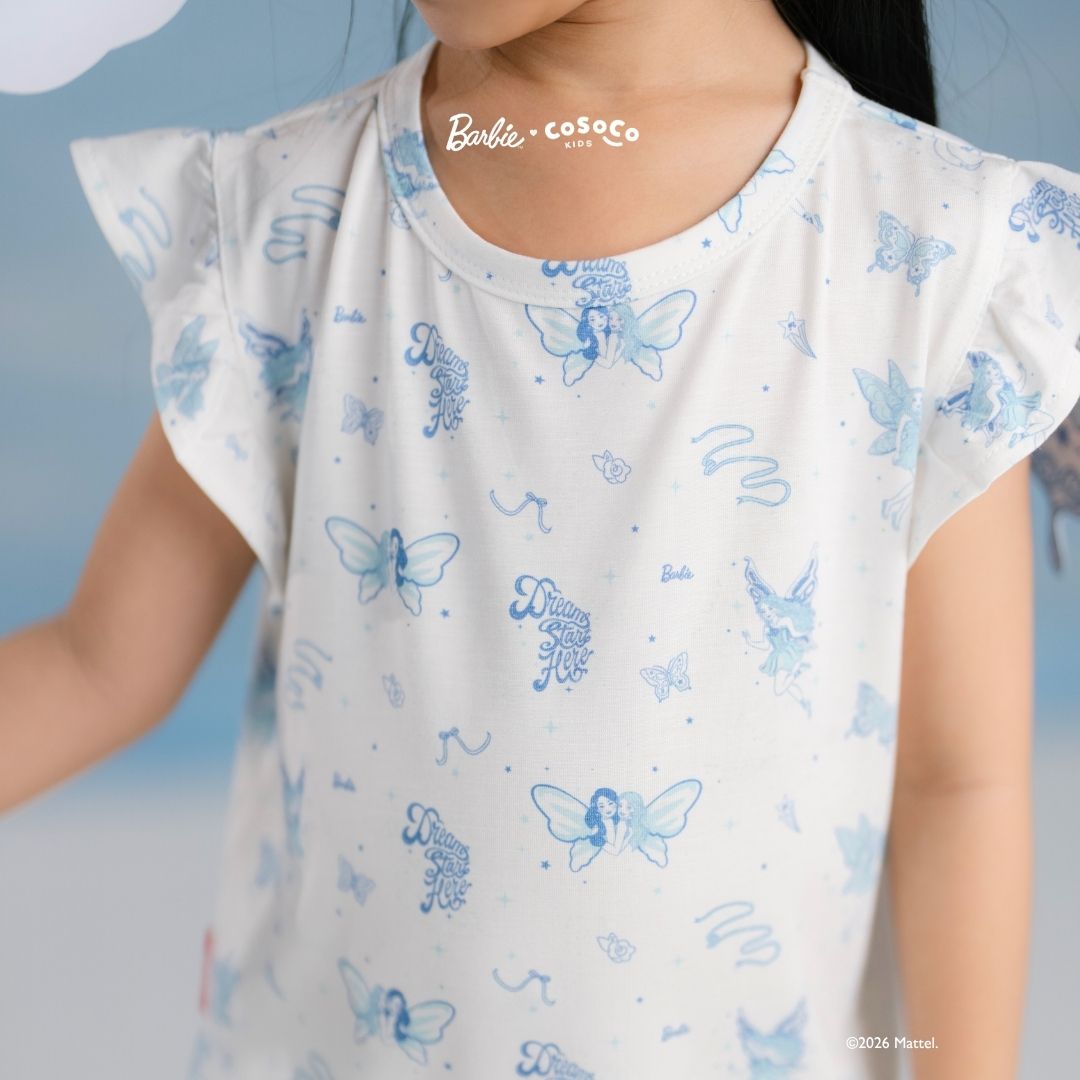 Barbie Ruffle Shorts Set in Pixie Wish