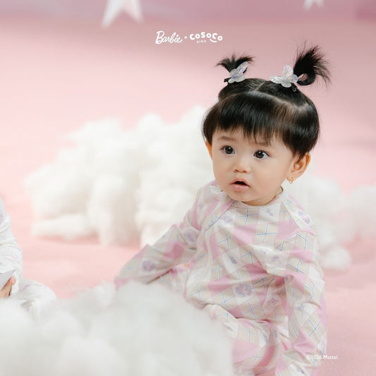 Barbie Sleepsuit in Iconic Diamond