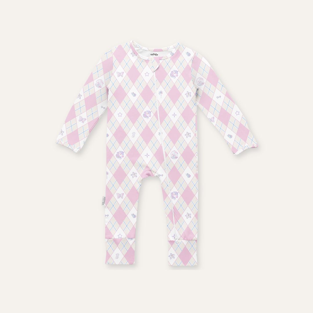 Barbie Sleepsuit in Iconic Diamond