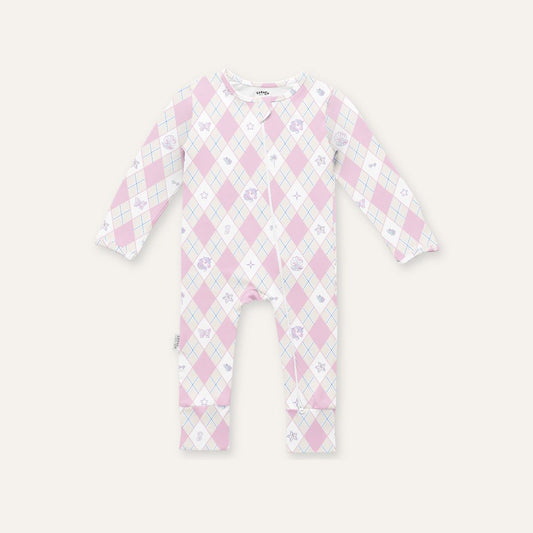Barbie Sleepsuit in Iconic Diamond
