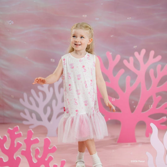 Barbie Sleeveless Tulle Dress in Mermaid Magic