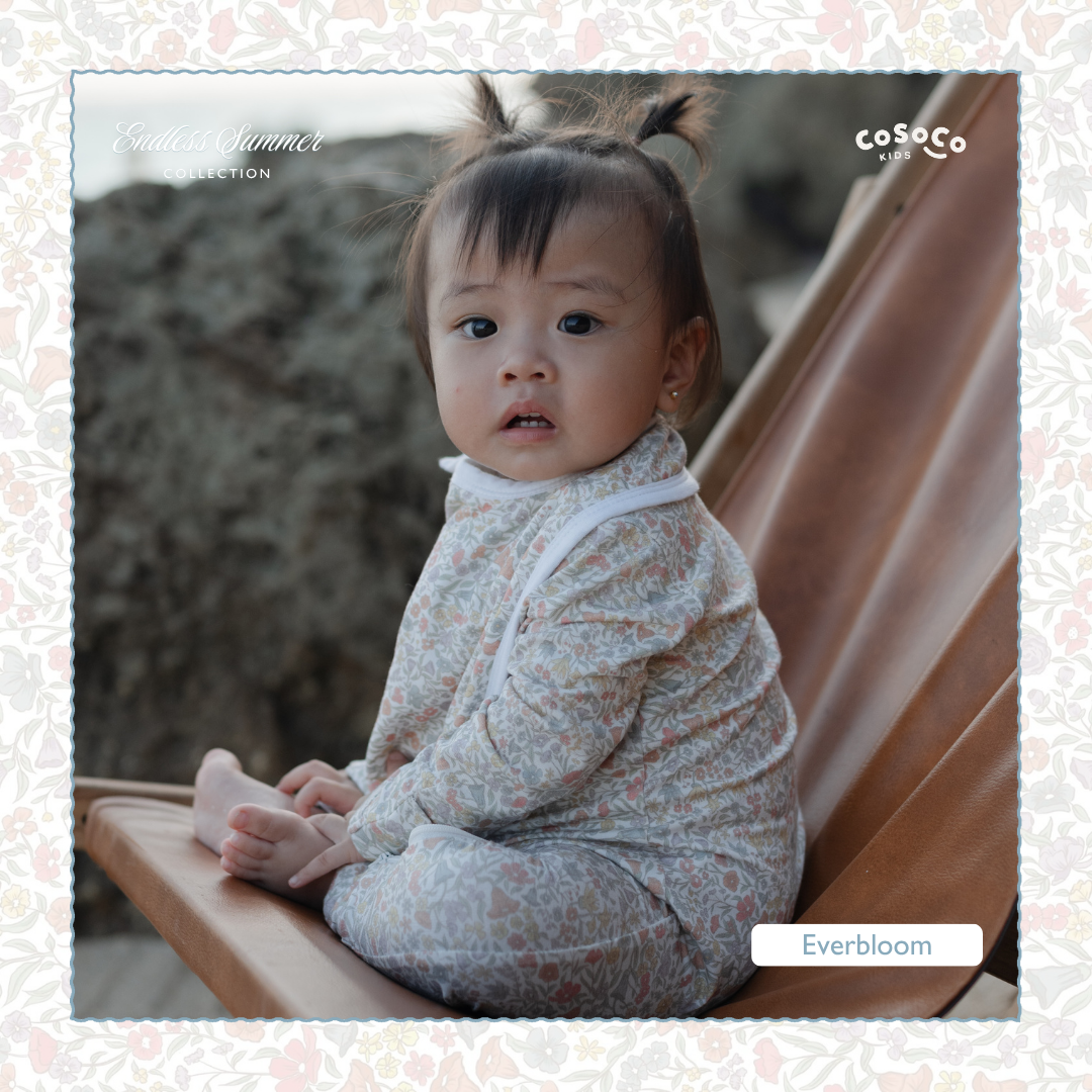 Baby Bib in Everbloom