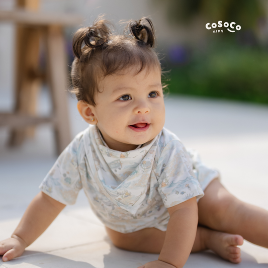 Triangle Bib in Salt Air