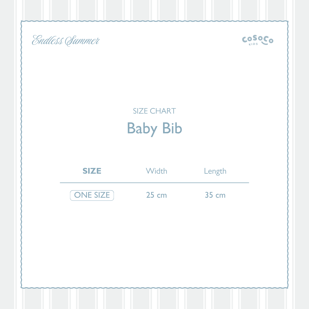 Baby Bib in Everbloom