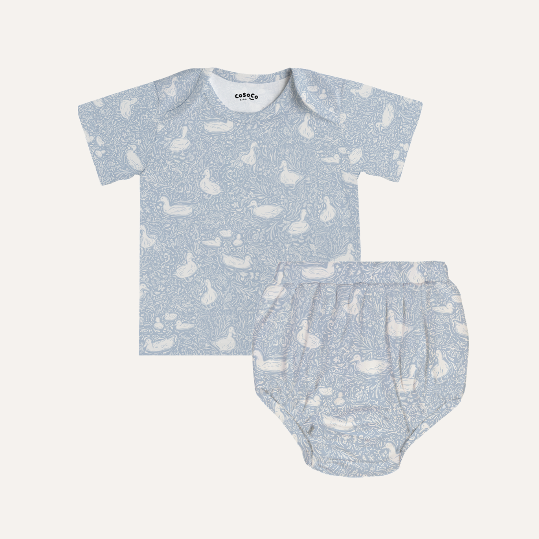 Baby Bloomer Set in Duck Blue at the Common