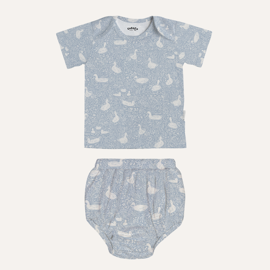 Baby Bloomer Set in Duck Blue at the Common
