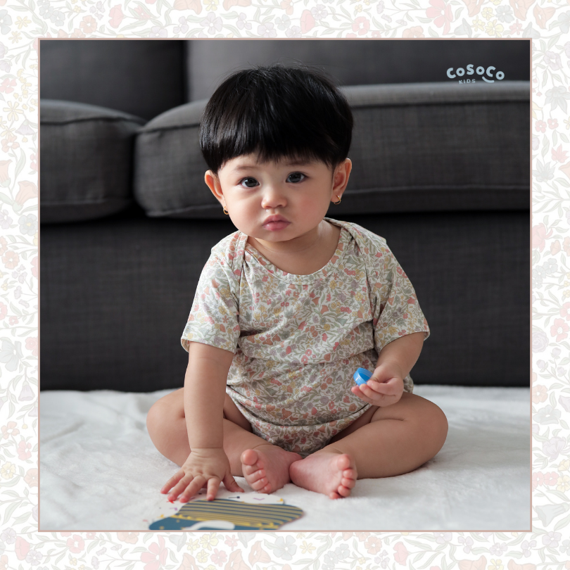Baby Bloomer Set in Everbloom