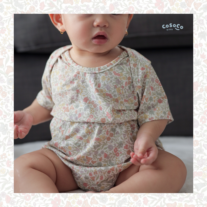 Baby Bloomer Set in Everbloom