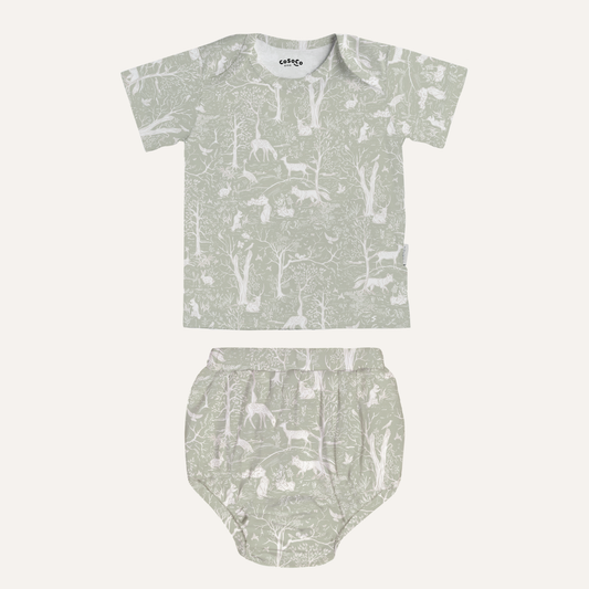 Baby Bloomer Set  in Woodlands