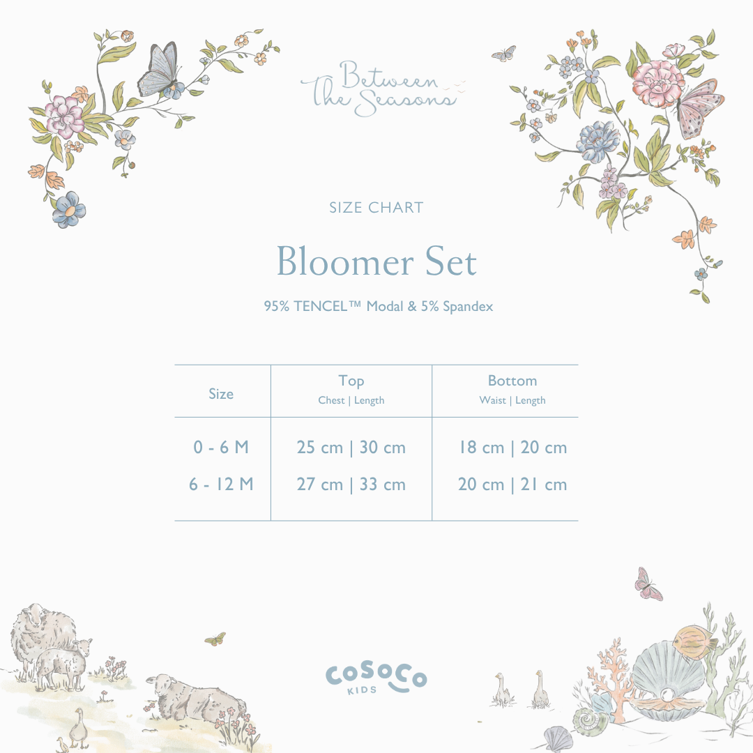 Baby Bloomer Set in Papillon