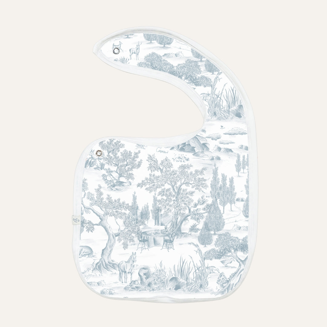Baby Bib in Estate Blue