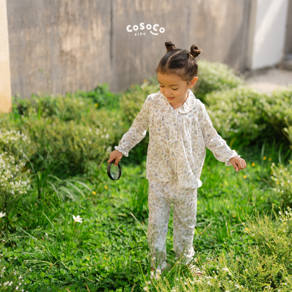 Collared Pajamas in Papillon
