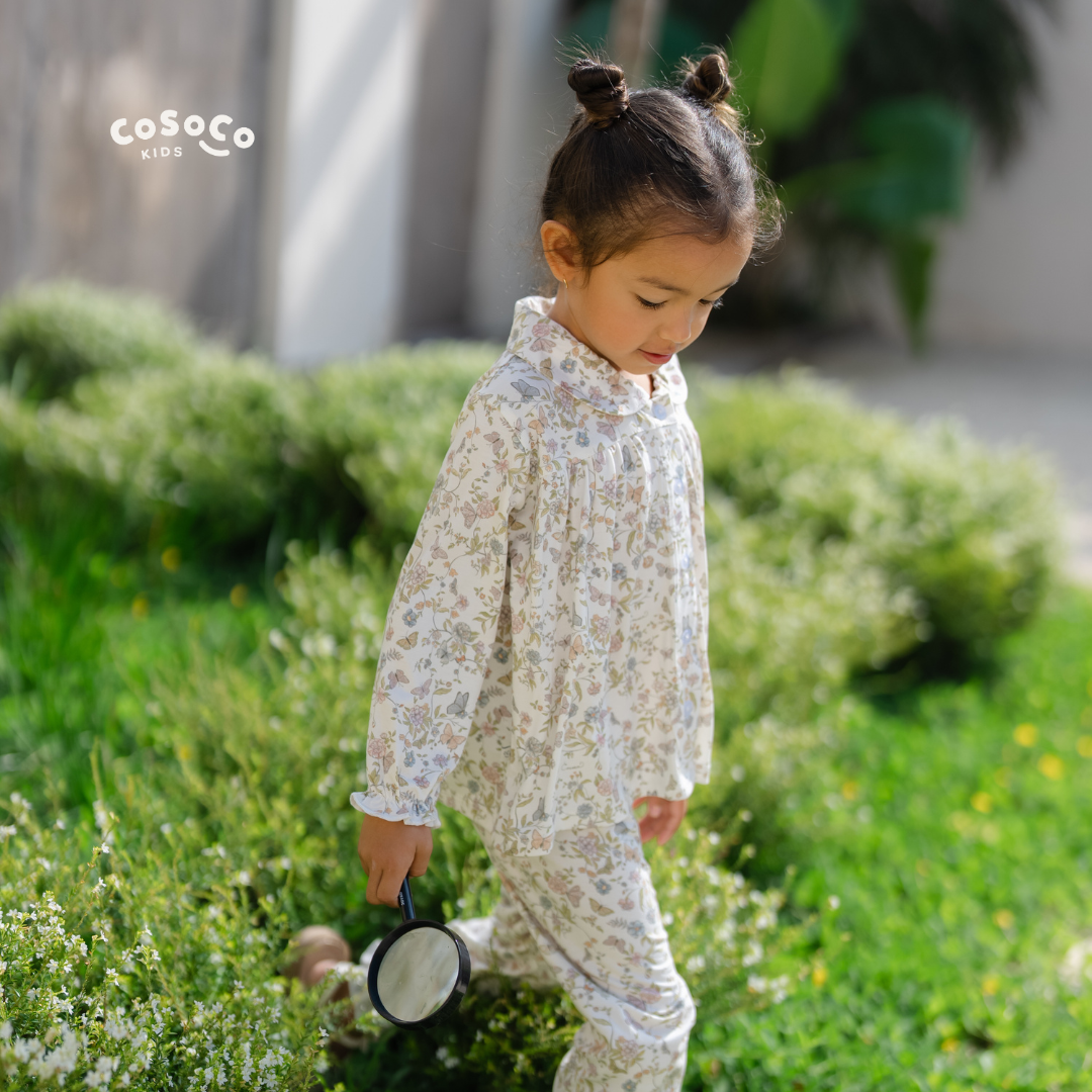 Collared Pajamas in Papillon