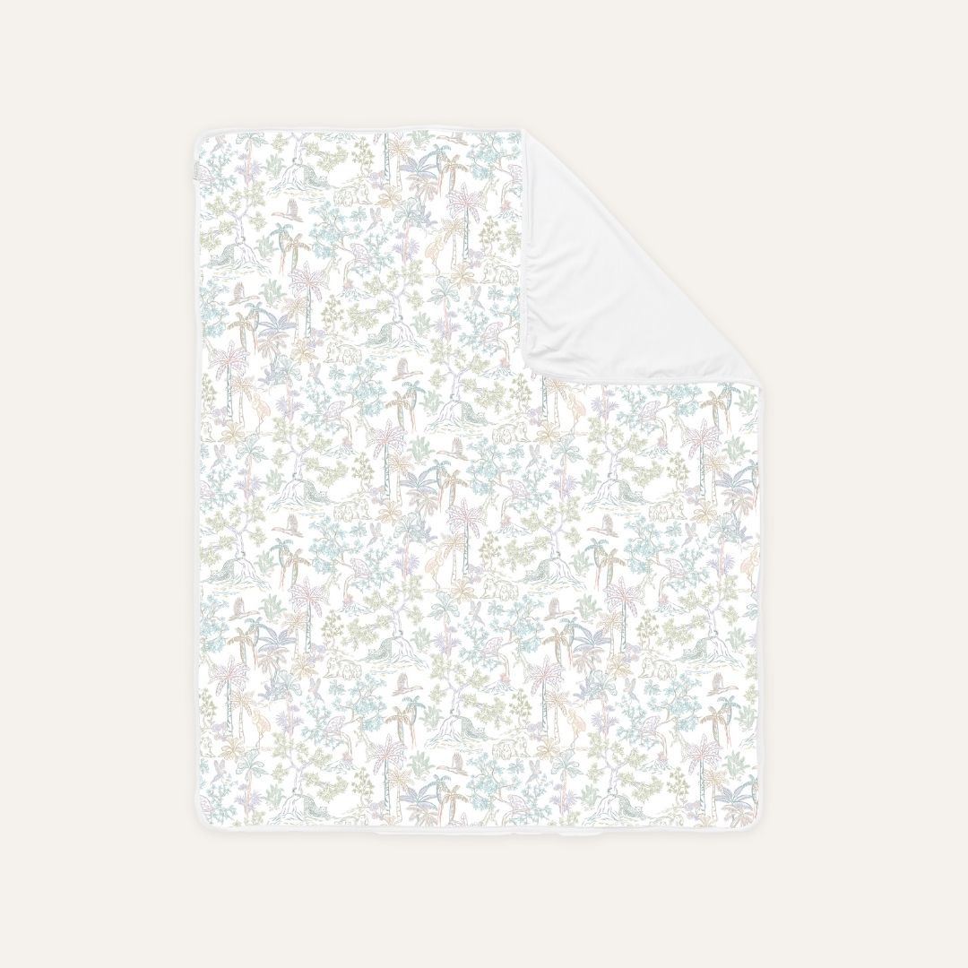 Double Layer Blanket in Rainbow Tropics