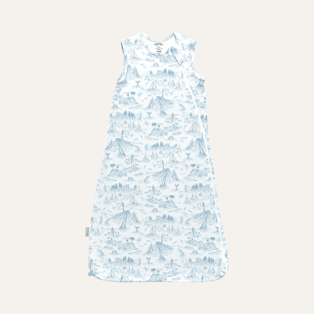 Signature Double Layer Sleep Sack in Coastal Blue