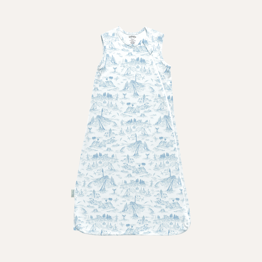 Signature Double Layer Sleep Sack in Coastal Blue