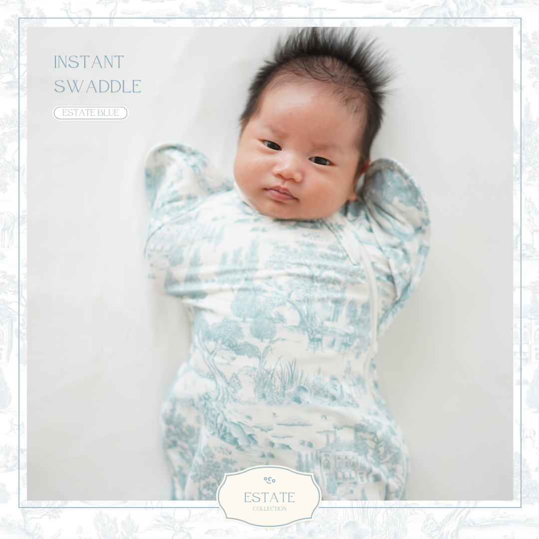 Instant Swaddle In Estate Blue