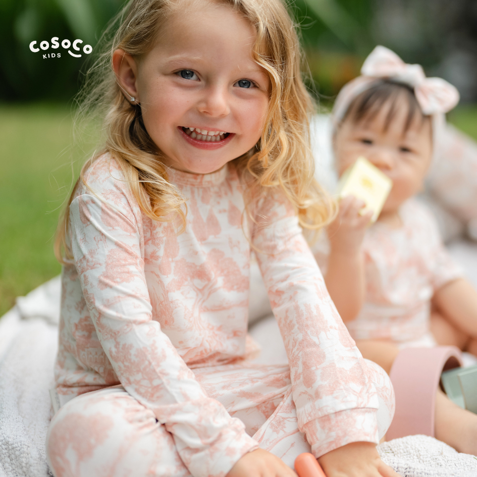 Kids Pajamas in Estate Pink