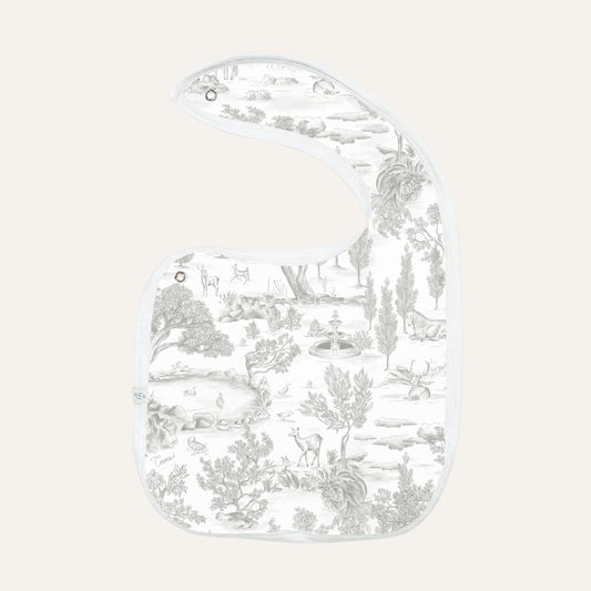 Baby Bib in Estate Grey