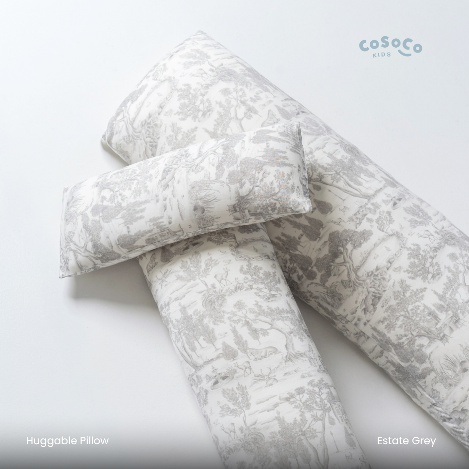 Huggable Pillow in Estate Grey