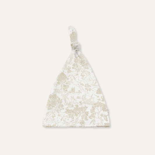 Knotted Hat in Equestrian Toile