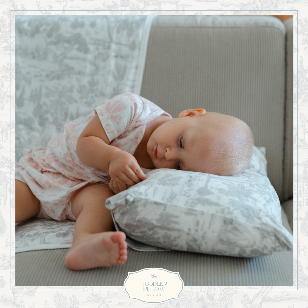 Toddler Head Pillow in Estate Blue