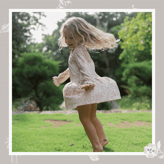 Gabrielle Dress in Toile De Fleurs