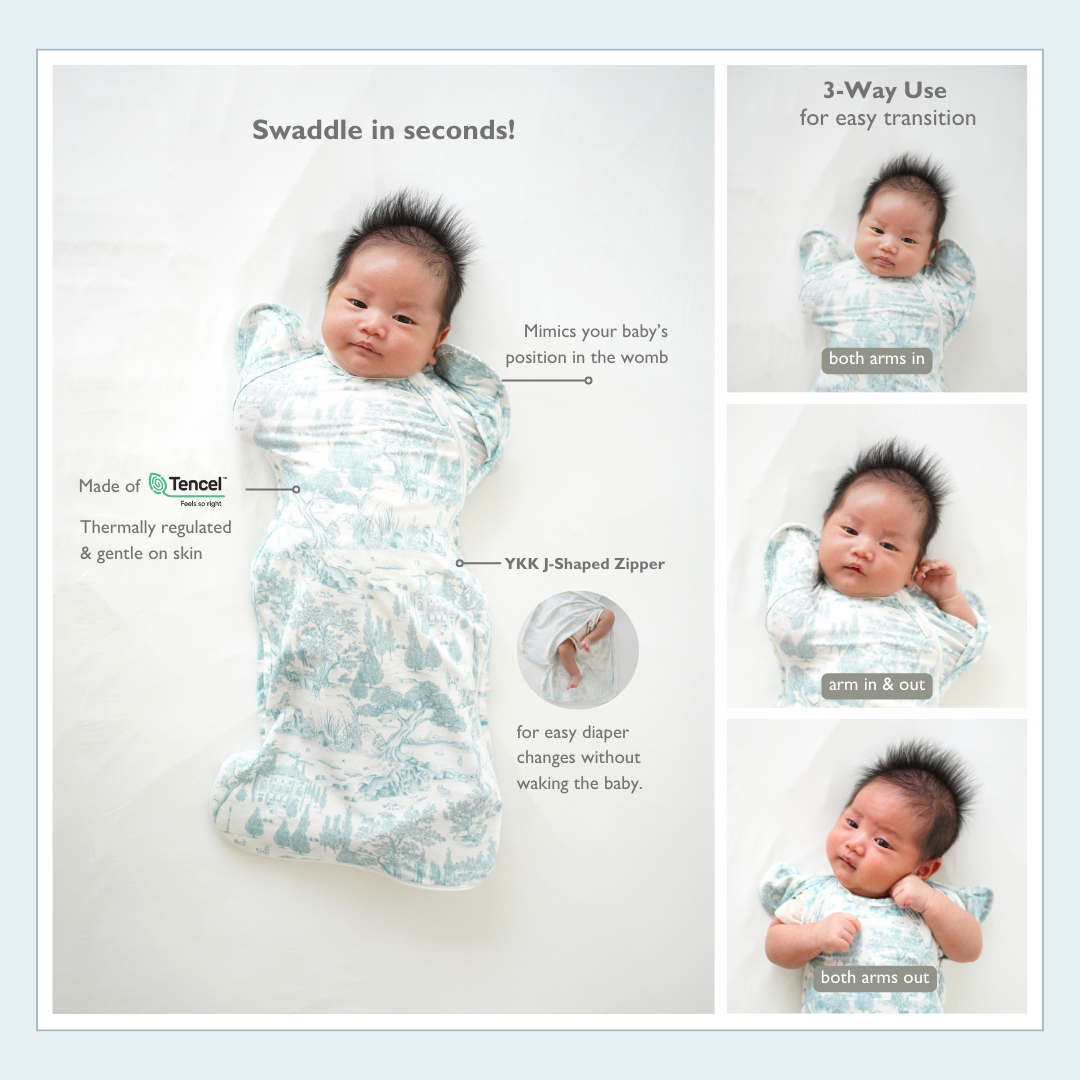 Instant Swaddle In Estate Grey