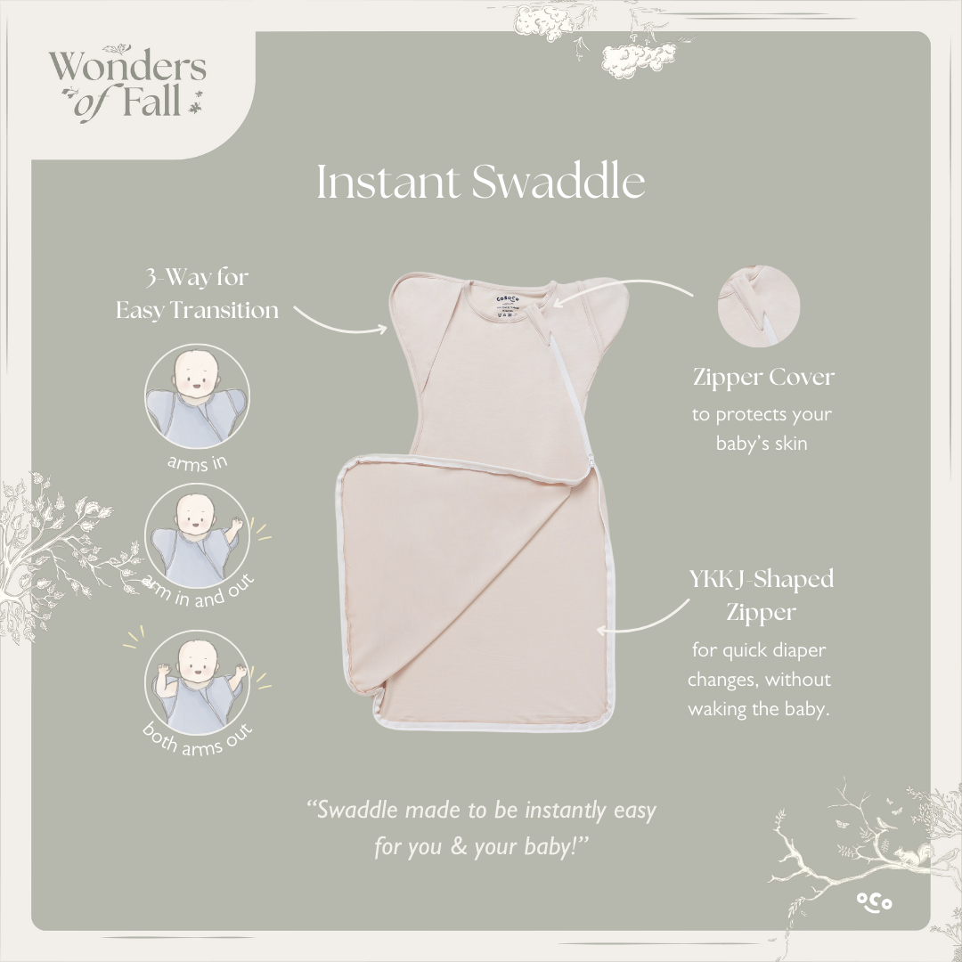 Instant Swaddle in Moonlight Beige