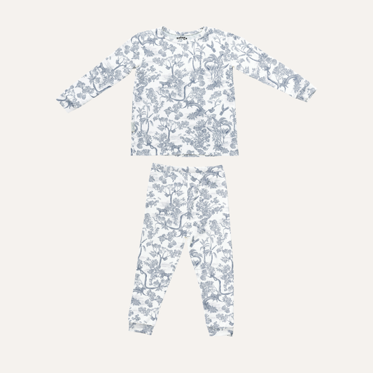 Kids Pajamas in Jungle Toile