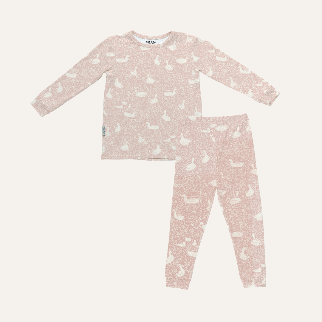 Kids Pajamas in Duck Pink at the Common