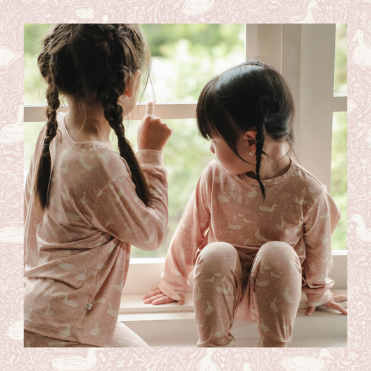 Kids Pajamas in Duck Pink at the Common