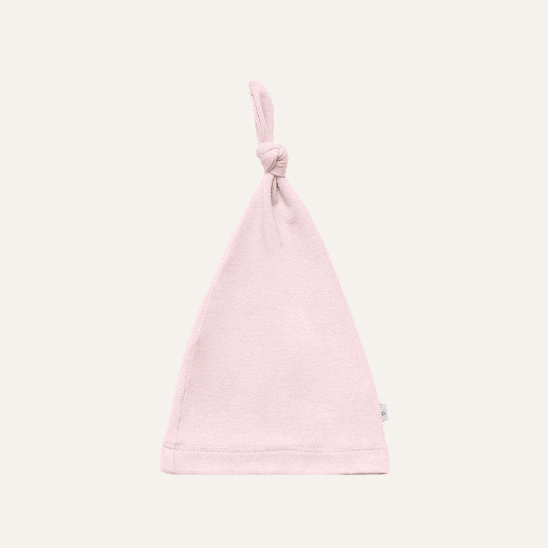 Knotted Hat in Pink Blush