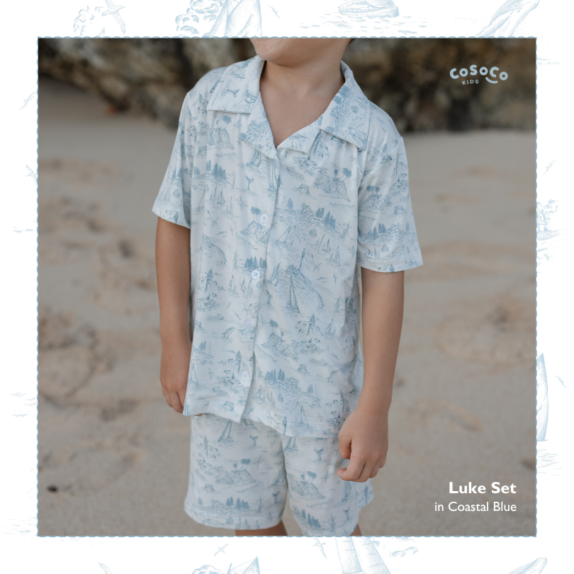 Luke Set in Coastal Blue