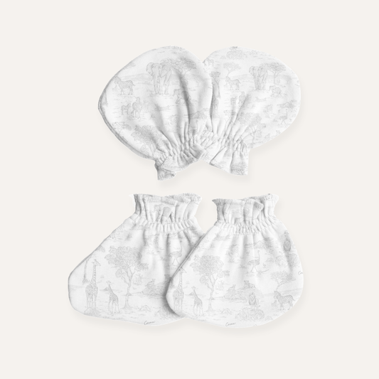 Baby Mittens & Booties in By the Safari