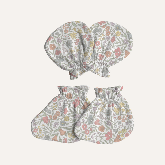 Mittens & Booties in Everbloom