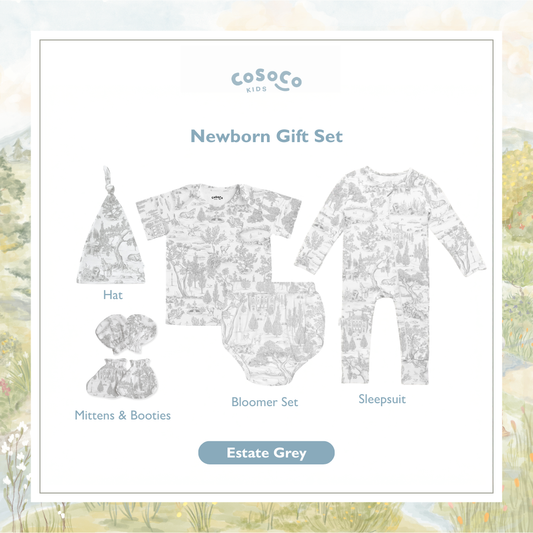 Newborn Gift Set in Estate Grey