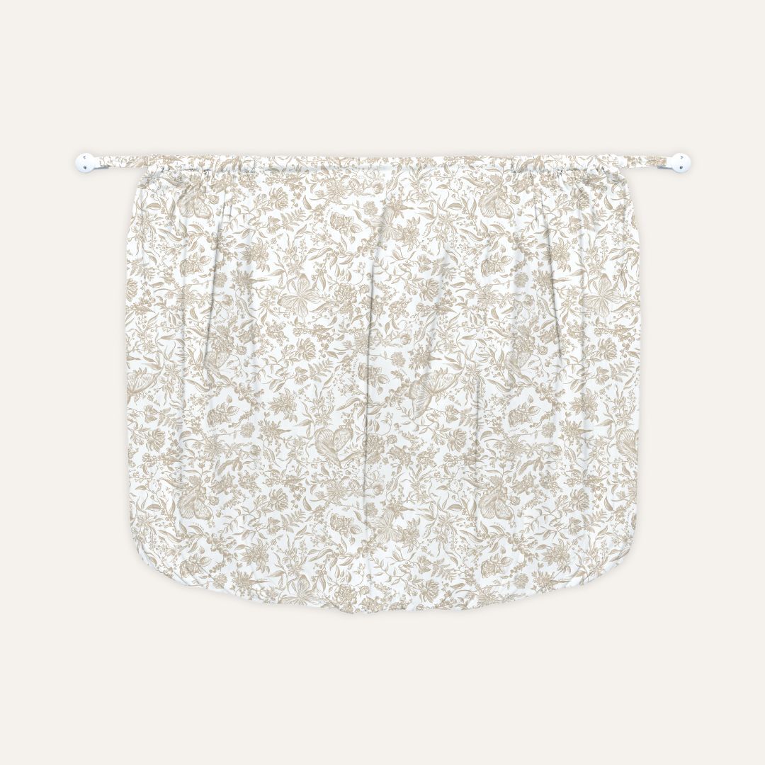 On The Go Blanket in Beige Toile de Fleur