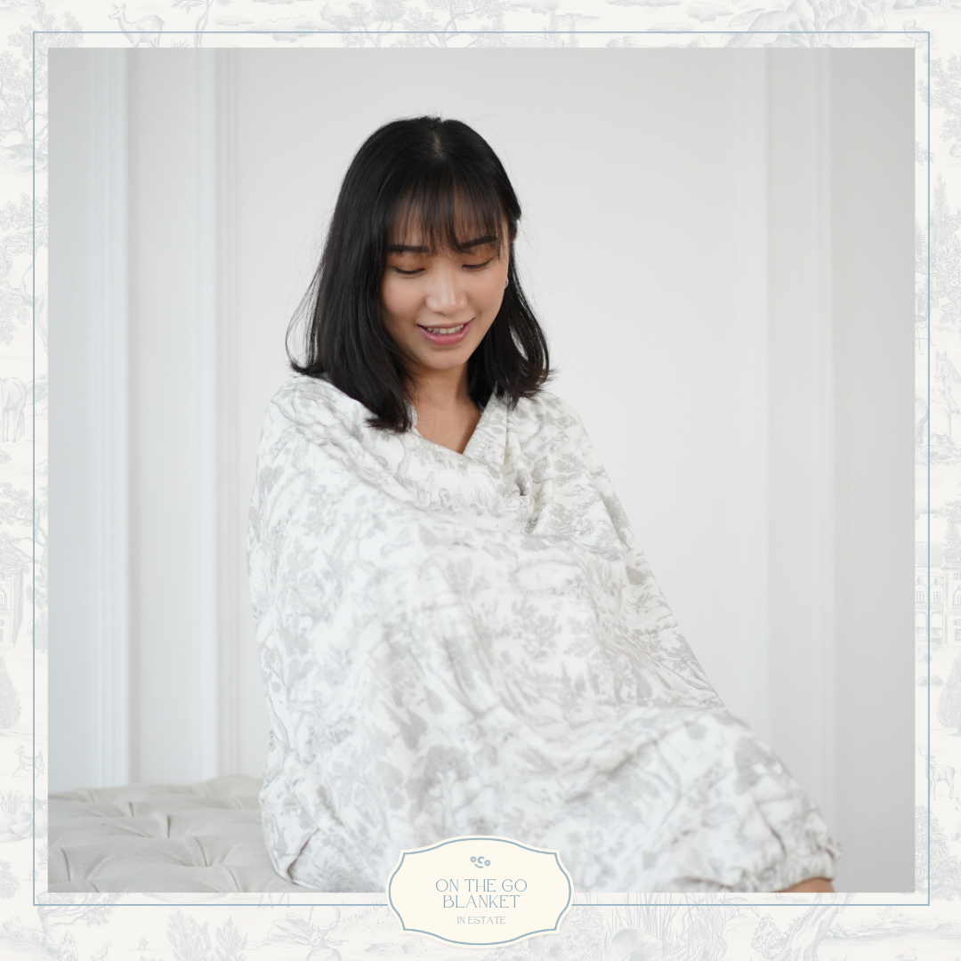 On The Go Blanket in Estate Grey