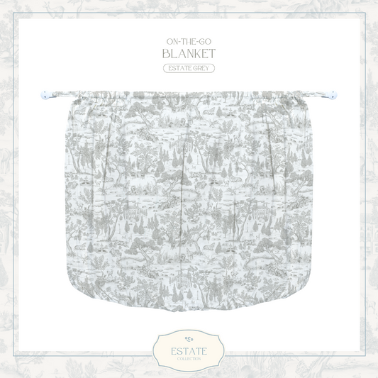 On The Go Blanket in Estate Grey