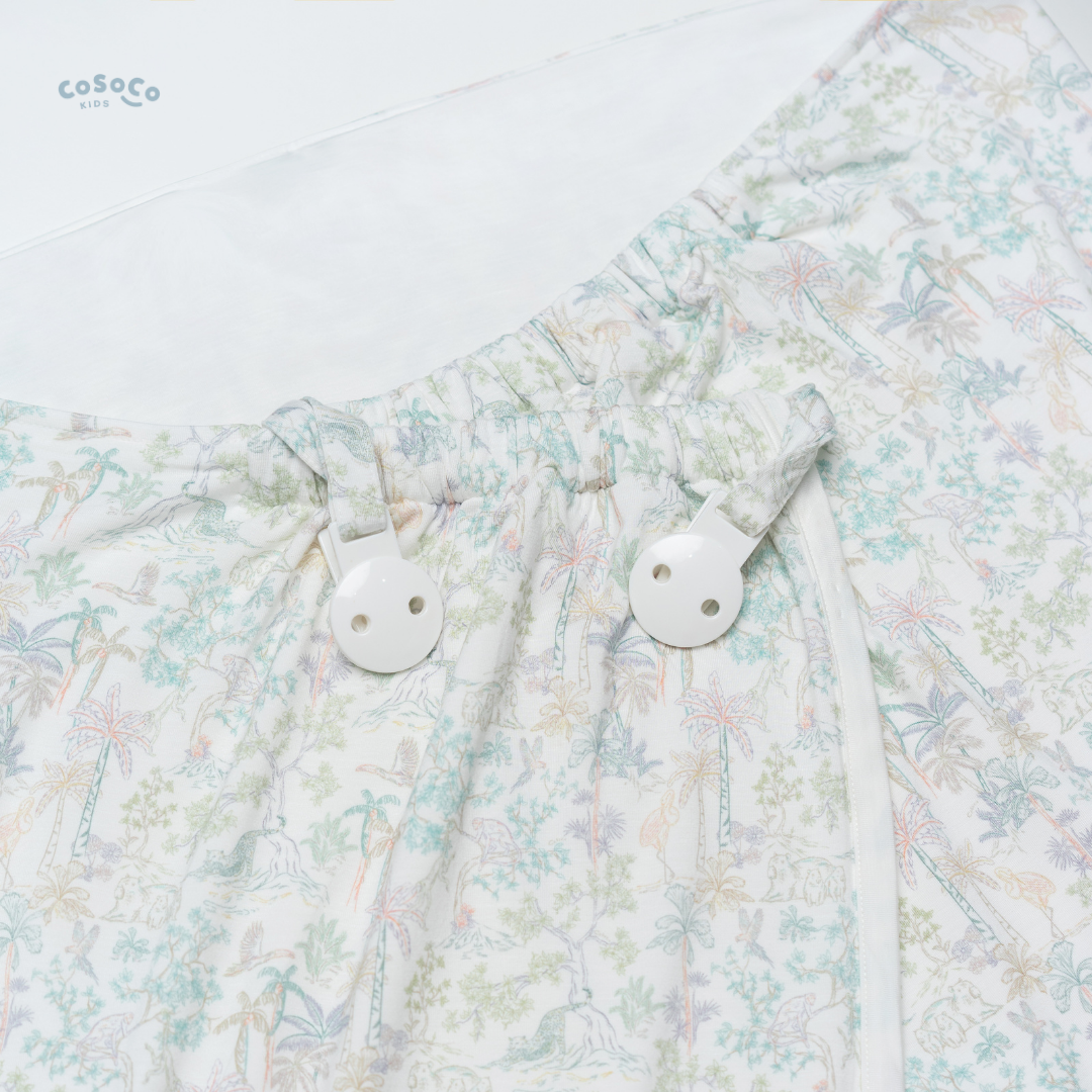 On The Go Blanket in Rainbow Tropics