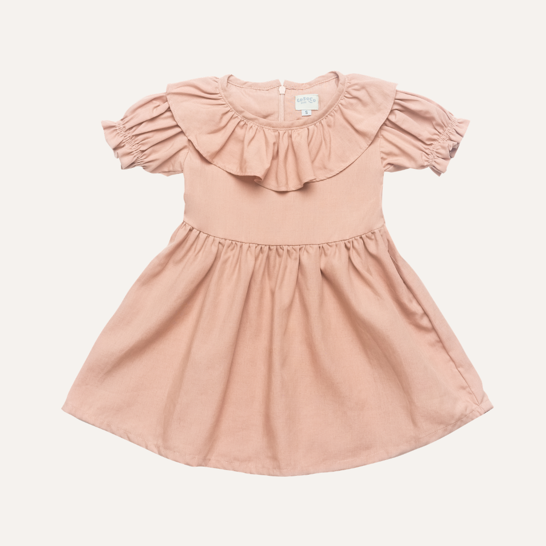 Olivia Dress in Pink Peach