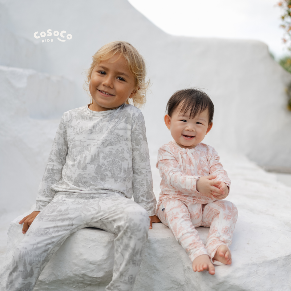 Kids Pajamas in Estate Grey