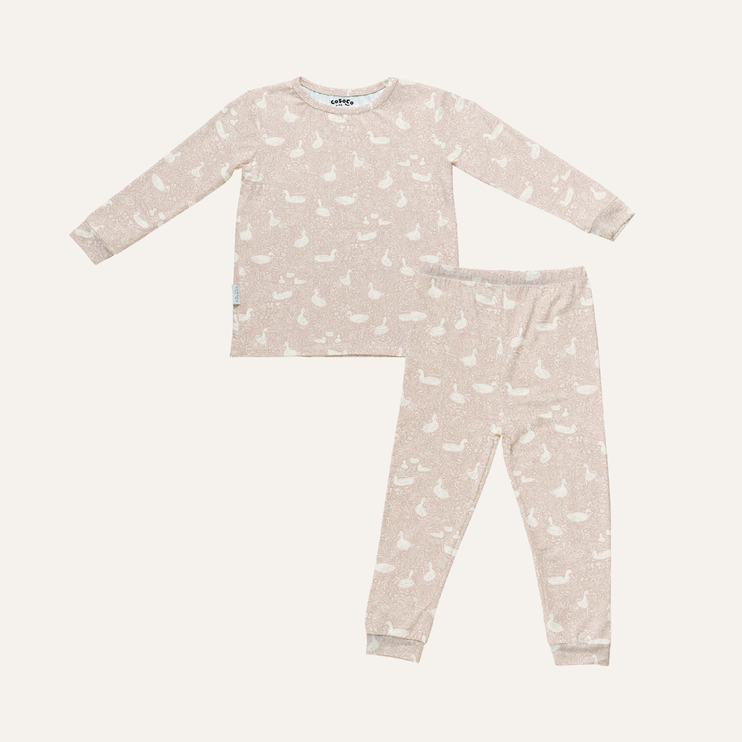 Kids Pajamas in Duck Pink at The Commons