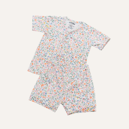 Baby Button Set in Petit Fleur