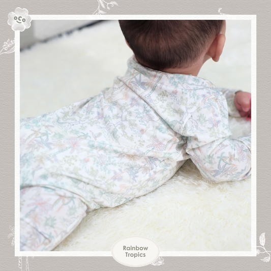 Sleepsuit in Rainbow Tropics