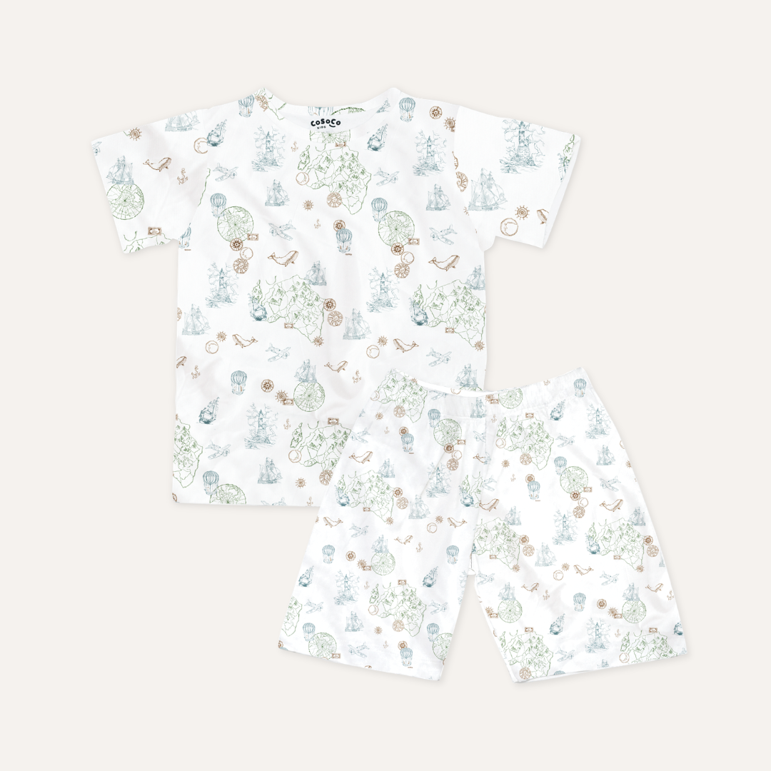 Short Sleeve Set in Atlas