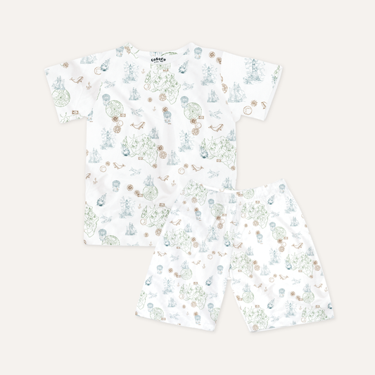 Short Sleeve Set in Atlas