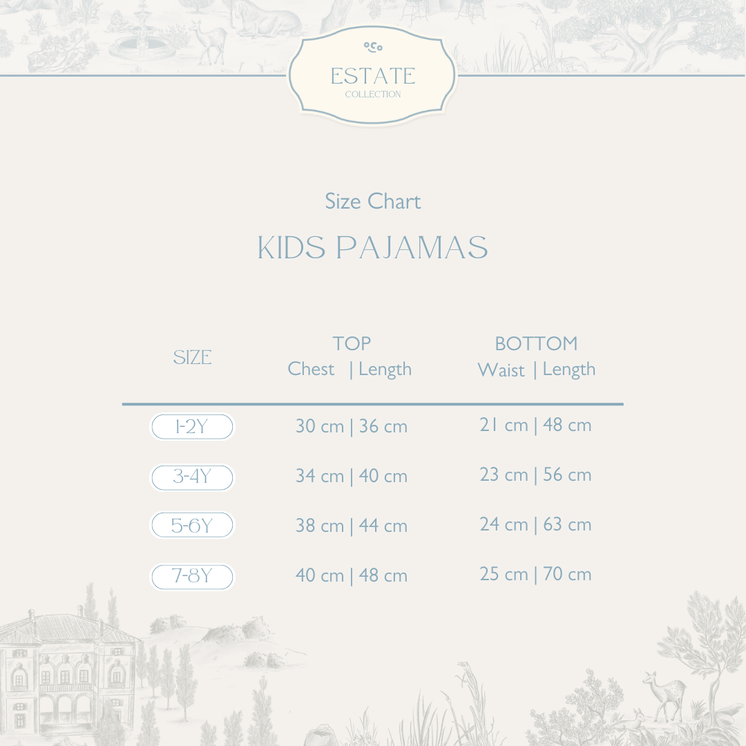 Kids Pajamas in Estate Grey
